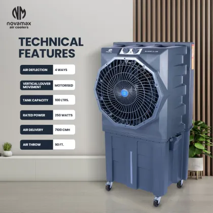 Novamax Rambo Jr. 100 L Desert Air Cooler