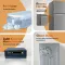 Haier HEF-252IEGS-P 240 L 2 Star Double Door Refrigerator