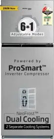 Voltas Beko RFF280C/2WPXIR0I0000GOP 243 L 2 Star Double Door Refrigerator