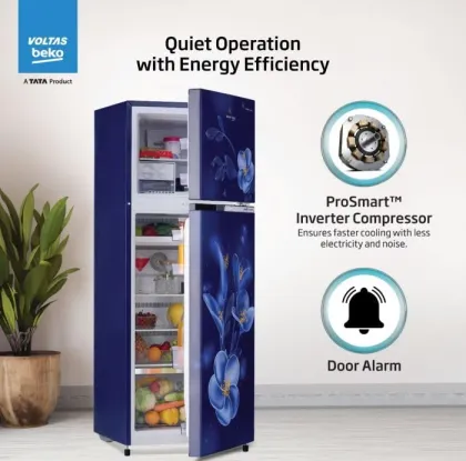 Voltas Beko RFF315D 268 L 2 Star Double Door Refrigerator