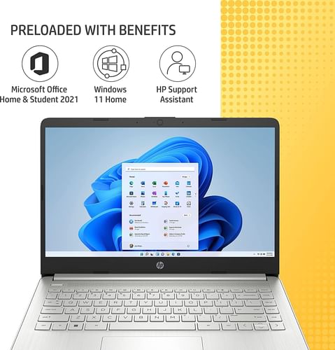 HP 14s-dy5008TU Laptop (12th Gen Core i3/ 8GB/ 512GB SSD/ Win11 Home)