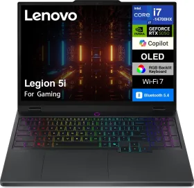 Lenovo Legion 5i ‎B0FWFSZRCS Gaming Laptop (14th Gen Core i7/ 32GB/ 1TB SSD/ Win11/ 8GB RTX 5050)
