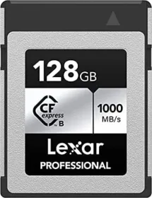 Lexar Professional CFexpress Silver Series 128GB Class 10 Memory Card