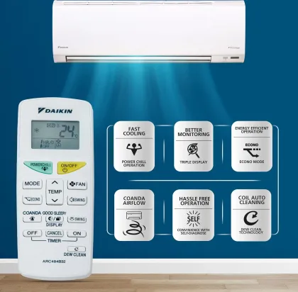 Daikin ATKL50UV16V 1.5 Ton 3 Star Inverter Split AC
