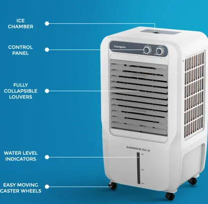 Crompton Surebreeze PAC 30 30 L Personal Air Cooler