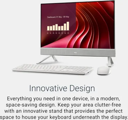 Dell 24 EC24250 All-in-One PC (Intel Core 3 100U/ 8GB/ 512GB SSD/ Win 11) - image 4