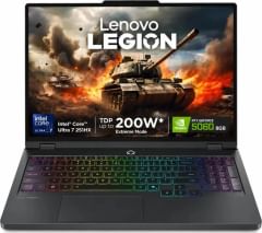 Lenovo Legion Pro 5 16IAX10 83F300D7IN Gaming Laptop (Intel Core Ultra 7 251HX/ 24GB/ 512GB SSD/ Win11/ 8GB Graph RTX 5060)