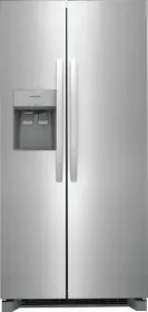 Frigidaire FRSS2323AS 22 Cu Ft Side by Side Refrigerator