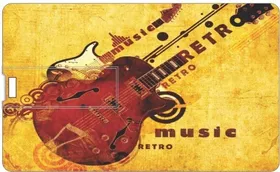 Printland Credit card Guitar PC80541 8GB Pen Drive