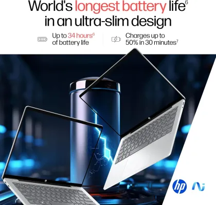 HP OmniBook 5 Next Gen AI 14-he0014QU Laptop (Snapdragon X Elite X1-26-100/ 16GB/ 512GB SSD/ Win11)