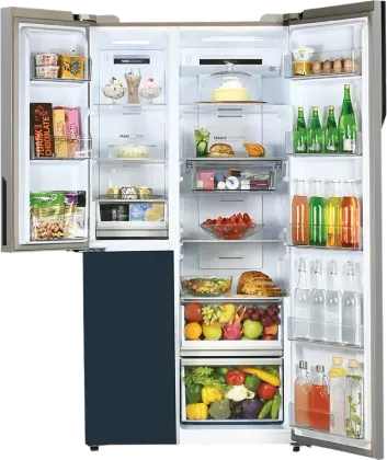 Haier HRT-683GOG-P 598 L Side by Side Door Refrigerator (Vogue Series)