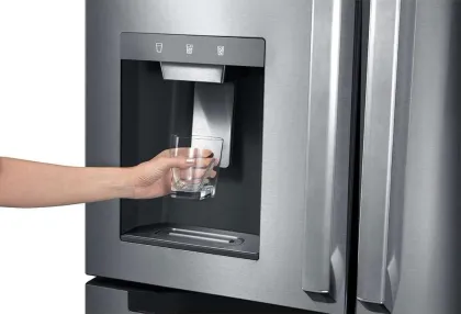 Midea MRQ22D7AST 22 Cu Ft French Door Refrigerator