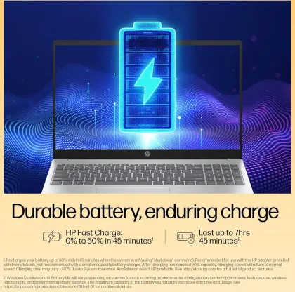 HP 15-fc1038AU Laptop (AMD Ryzen 7 7735HS/ 16GB/ 512GB SSD/ Win11 Home)