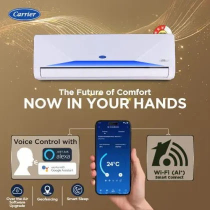 Carrier CAI19XA3R36W0 1.5 Ton 3 Star Inverter Split AC (XCEED LUMO Gxi Wi-Fi)