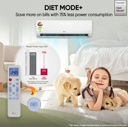 LG AS-Q19HNXE 1.5 Ton 3 Star 2026 Inverter Split AC
