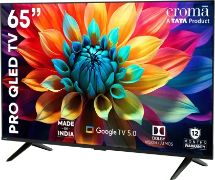 Croma CREL065UGQ024650 65 inch Smart QLED TV