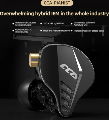 CCA Pianist Wired Earphones (Without Mic)