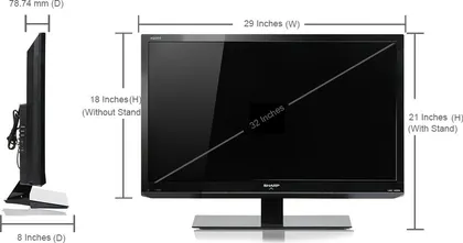 SHARP LC32LE155M 81.2cm (32) LED TV (HD Ready)