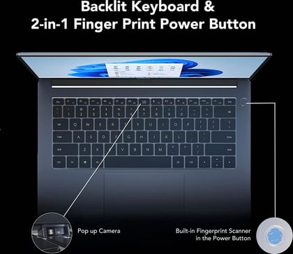 Honor MagicBook 14 M-WFQ9AHNE Laptop (AMD Ryzen 5 5500U/ 16GB/ 512GB SSD/ Win11)