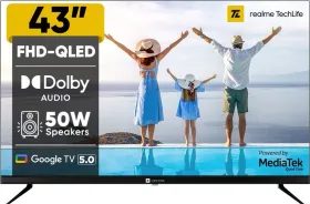 Realme TechLife 43FHDGQRGHMQ 43 inch Full HD Smart QLED TV