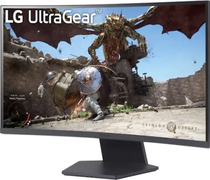 LG UltraGear 27GS60QX-B 27 inch Quad HD Curved Gaming Monitor