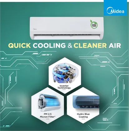 Midea MAI12SD3R36F0 1 Ton 3 Star 2026 Inverter Split AC