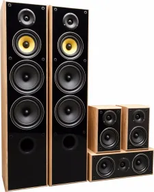 TAGA Harmony TAV-606 100W 5.0 Channel Wired Speaker Systems