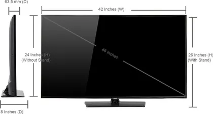 Samsung 48H5500 121.92cm (48) LED TV (Full HD, Smart)