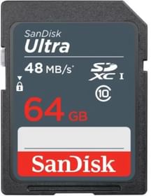 SanDisk Ultra 64 GB SDXC Class 10 48 MB/s Memory Card