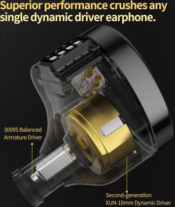 KZ Krila IEM Wired Earphones (Without Mic)