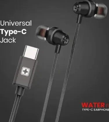 Swiss Military Water Fi Type-C Wired Earphones