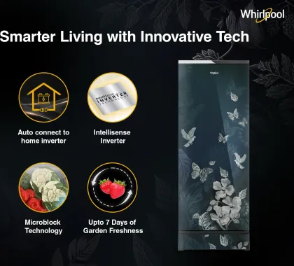 Whirlpool 215 IMPRO GD ROY 4S Inv Silvia 192 L 4 Star Single Door Refrigerator