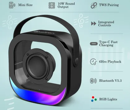 pTron Fusion Moment 10W Bluetooth Speaker