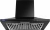Glen 6050 IN BLK 60cm Wall Mounted Chimney