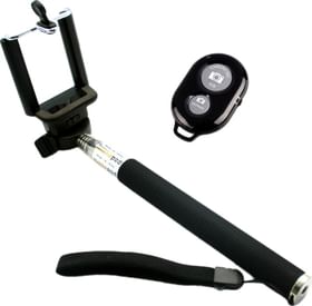 Smiledrive Monopod with Wireless Shutter Selfie Clicker and Universal Mobile Holder