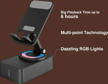 Fingers Mini MOT Portable Speaker Cum Mobile Holder