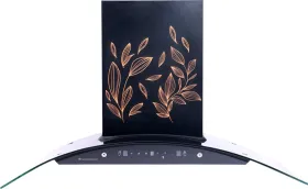 Wonderchef Ruby Curve Flora 90cm Auto Clean Wall Mounted Chimney