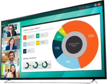 HP 2YD85A8 55-inch Ultra HD 4K LED Backlit Monitor