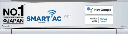 Panasonic CS/CU-NU18YKY5W 1.5 Ton 5 Star 2023 Inverter Split AC