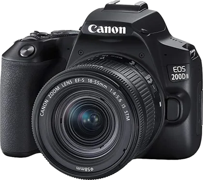 Canon EOS 200D II 24.1MP DSLR Camera with EF-S 18-55mm F/4-5.6 IS STM Lens