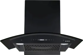 Elica iSMART GLACE FL HAC 75 LTW NERO Auto Clean Chimney