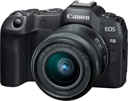 Canon EOS R8 24.2MP Mirrorless Camera with RF 24-50mm Lens F/4.5-6.3 IS STM Lens