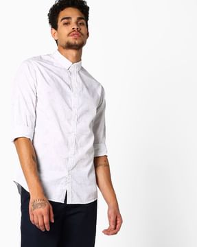 All-Over Print Slim Fit Shirt