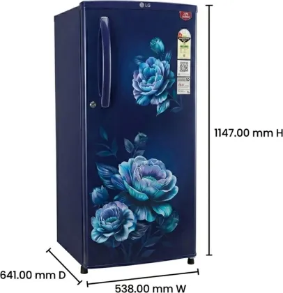 LG GLD1816WORR 180 L 1 Star Single Door Refrigerator