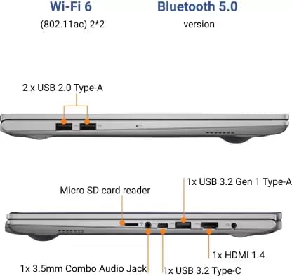 Asus K513EA-L523TS Laptop (11th Gen Core i5/ 16GB/ 1TB 256GB SSD/ Win10 Home)