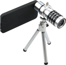 Smiledrive Iphone 5 12x Telescope Lens Kit Set - Zoom Lens, Back Cover & Mobile Tripod