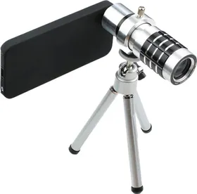 Smiledrive Iphone 5 12x Telescope Lens Kit Set - Zoom Lens, Back Cover & Mobile Tripod