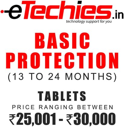Etechies Tablets 1 Year Extended Basic Protection For Device Worth Rs 25001 - 30000