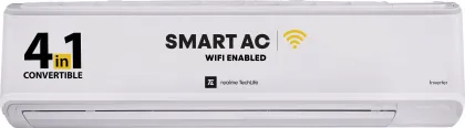 Realme TechLife 105SIAA22BWRS 1 Ton 5 Star 2023 Inverter Split AC