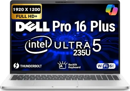 Dell Pro 16 Plus PB16250 Laptop (Intel Core Ultra 5 235U/ 32GB/ 512GB SSD/ Win 11)